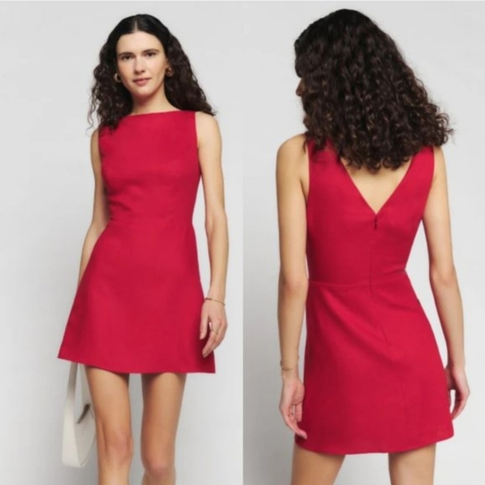 Reformation Red Mini Dress